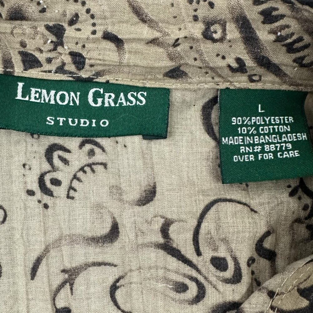 Lemon Grass Studio Button Down Blouse - image 8